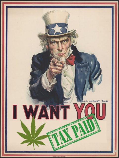 Uncle Sam Taxes Paid