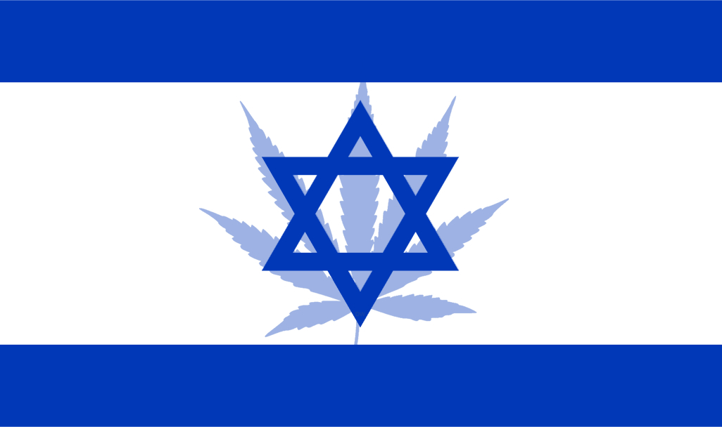 Israel Cannabis Flag