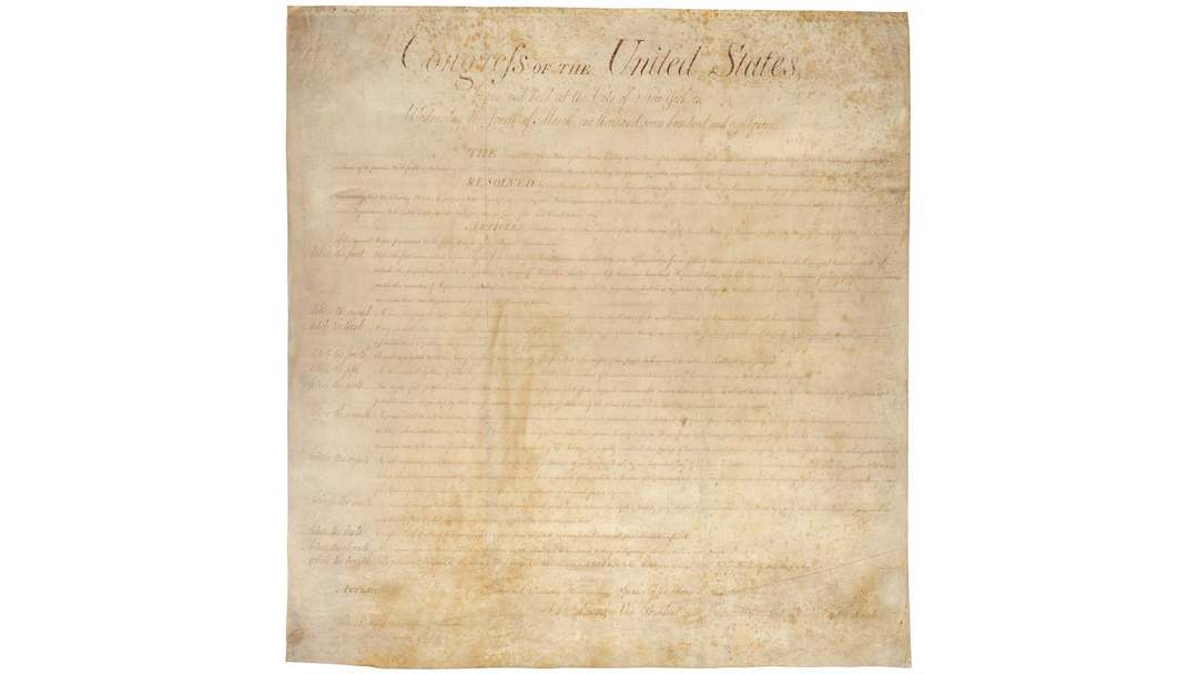 Transcription of the 1789 Joint Resolution of Congress Proposing 12 Amendments to the U.S. Constitution