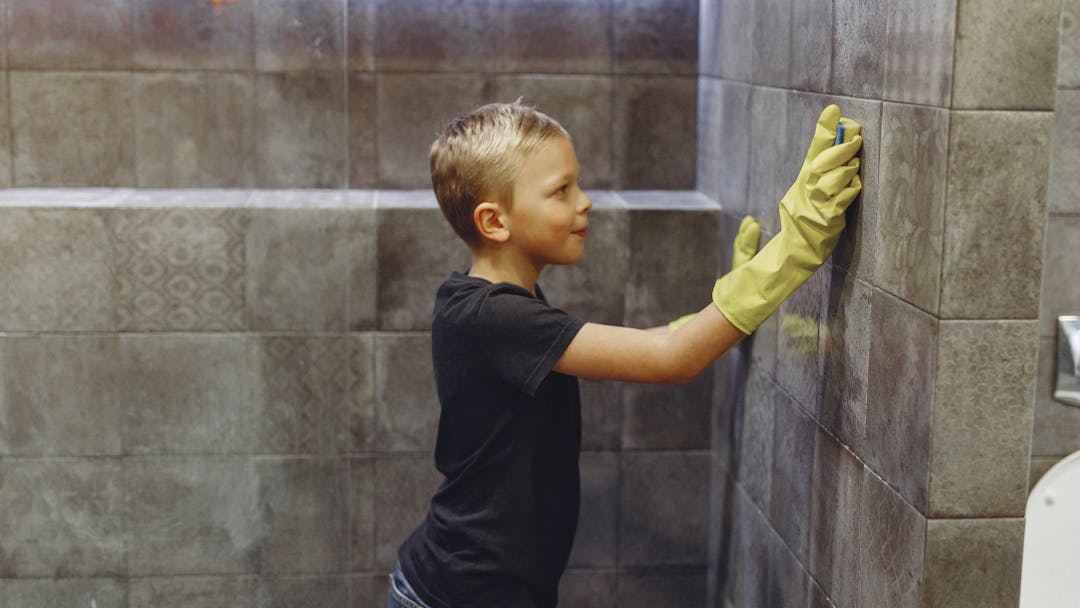 Children cleaning the bathrooms of the rich and academic elite