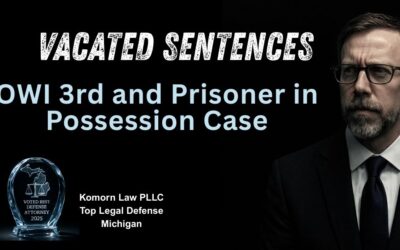 Michigan Court of Appeals Vacates Sentences in OWI‑3rd and Prisoner‑in‑Possession Case