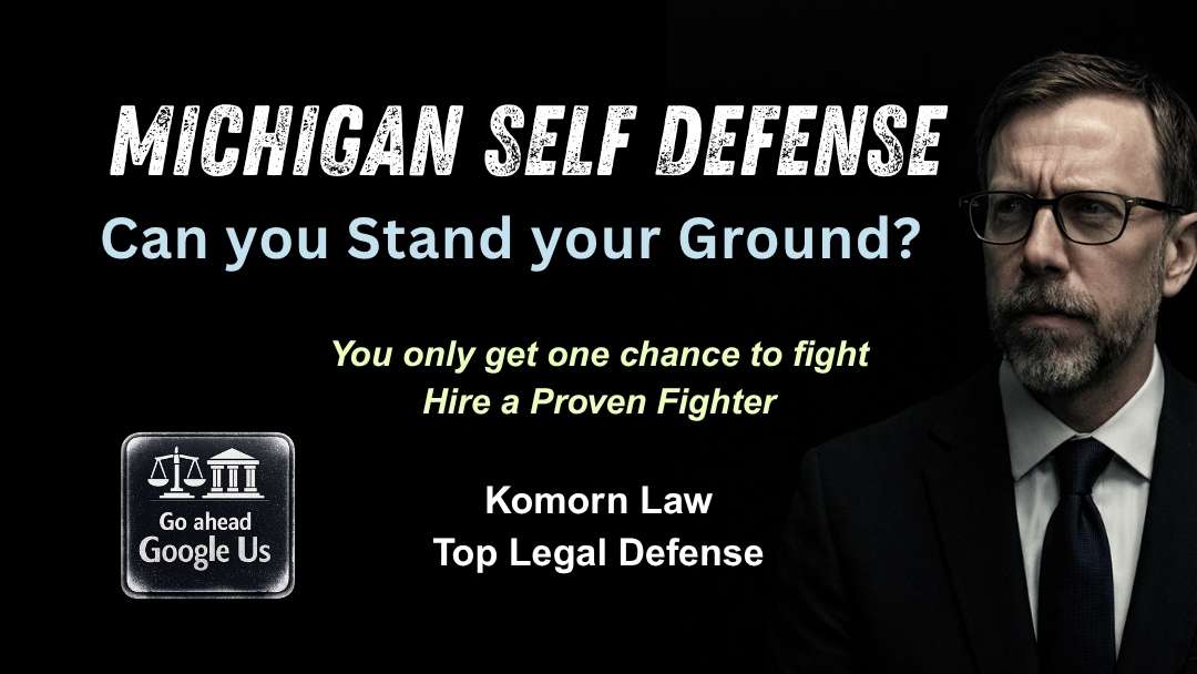 Michigan Self Defense-Can you really stand your ground - Legal Defense - Michigan